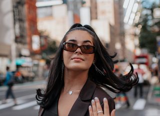 NYFW: Sleek Half Up Pony