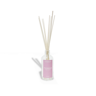 Image of Diffuser with Pink label that reads Polynesian Pink Sugar