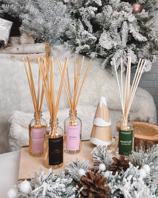 Image of The Beachwaver Diffusers in a winter display 