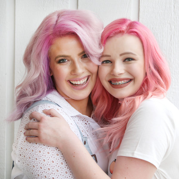 Sisters Beachwave Their Pastel Colored Hair!