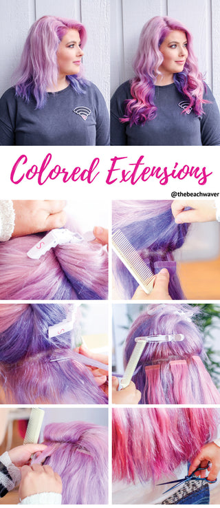How To: Colored Hair Extensions
