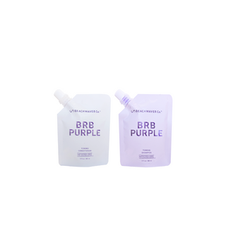 BRB Blonde Purple Shampoo & Conditioner - 3oz Pouches