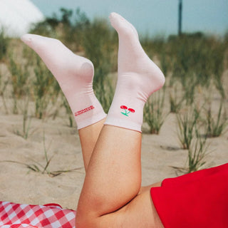 Cherry Crew Socks