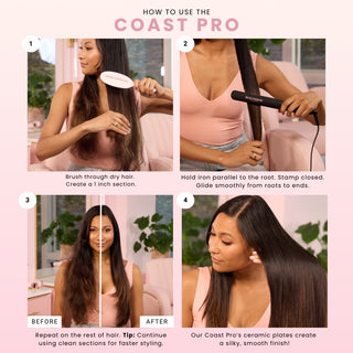 Pre-Order Coast Pro Titanium Flat Iron - Classic Catwalk