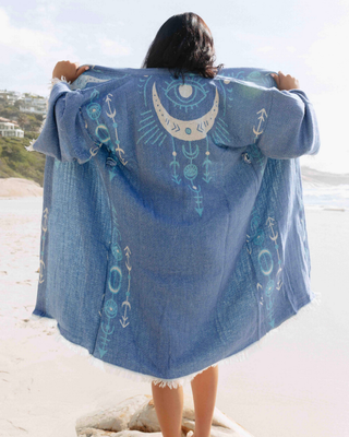 Eye and Moon Boho Kimono