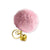 Cotton Candy Heart of Gold Charm & Poof