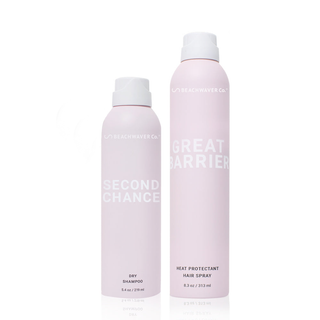 Image of Second Chance Dry Shampoo and Great Barrier Heat Protectant Hair Spray