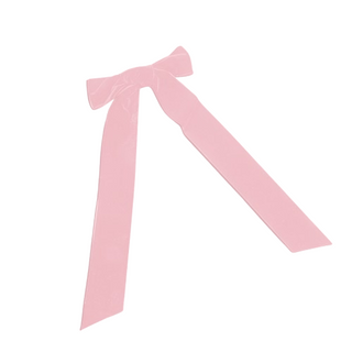 Large Velvet Bow - Rose Pink