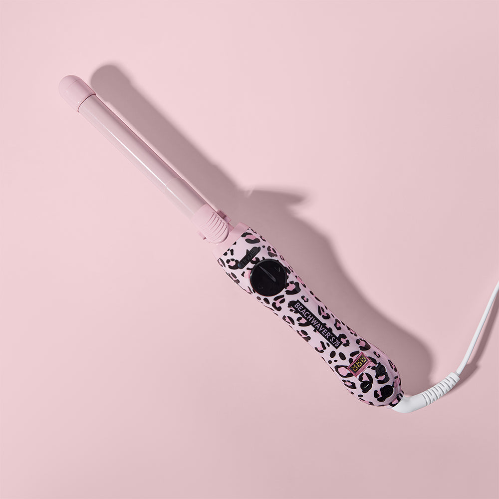 Cheetah Beach Wave Curling Wand Automatic Rotating Curling Iron