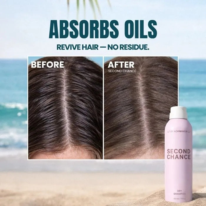 Second Chance Dry Shampoo - Travel Size – The Beachwaver Co.