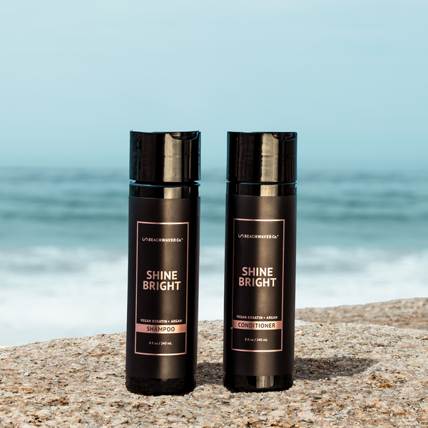 Shine Bright Shampoo & Conditioner – The Beachwaver Co.