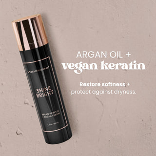 Shine Bright Vegan Keratin + Argan Serum