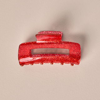 Holiday Glitter Claw Clip