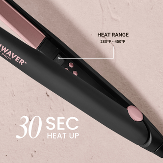 Coast Pro Ceramic Flat Iron - Red Glitter