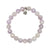 Defining Bracelet- Friendship Bracelet with Mauve Jade Gemstones