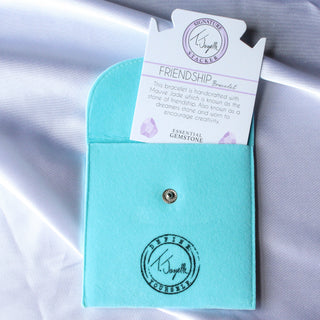 Defining Bracelet- Friendship Bracelet with Mauve Jade Gemstones