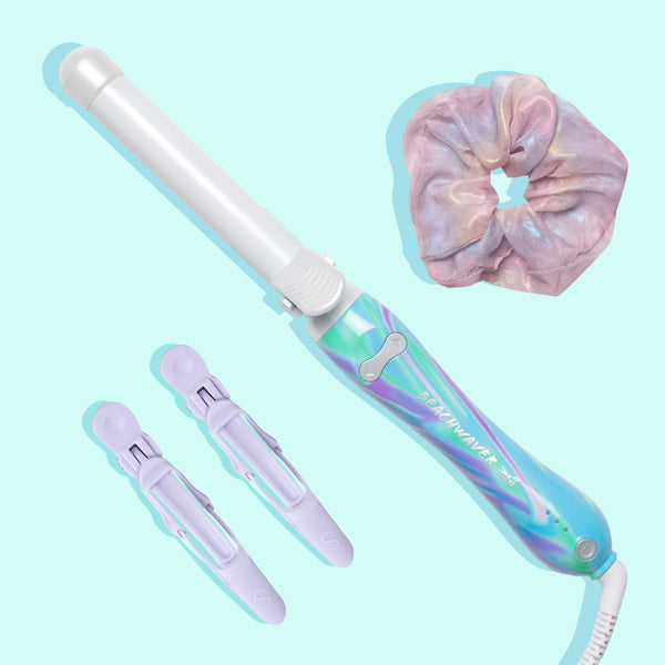 Image of Bundle with Beachwaver® Darby Sectioning Clips and a scrunchie