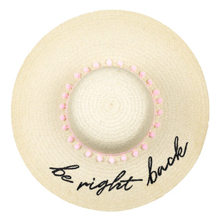Be Right Back Beach Hat - The Beachwaver Co.