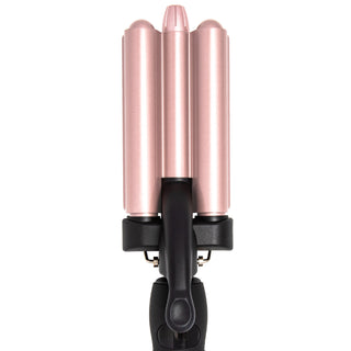 Image of the 3 Rose gold barrels on the 3B waver tool