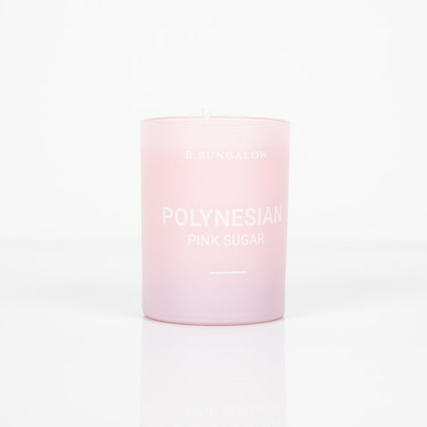 Polynesian Pink Sugar Candle - The Beachwaver Co.