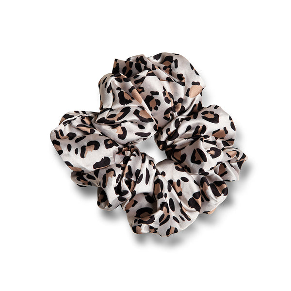 image of jumbo cat print "Catwalk Scrunchie"
